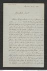 Nachlass Franz Steindachner, Brief von Gustav Schneider (senior) an Franz Steindachner (28.06.1882), Inv.Nr. 461.27, Seite 1